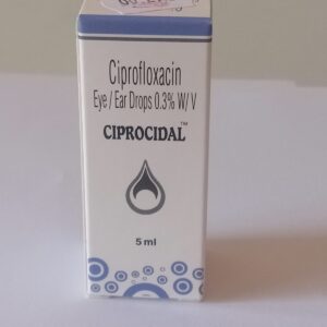 Ciprocidal(Ciprofloxacin Eye Ear Drop)